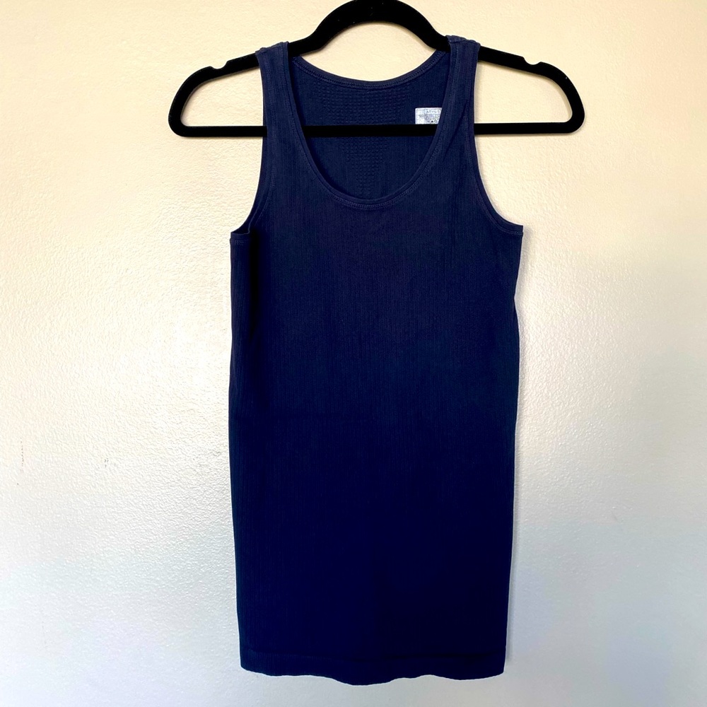 Athleta ASCENT SEAMLESS TANK Blue Size Small EUC